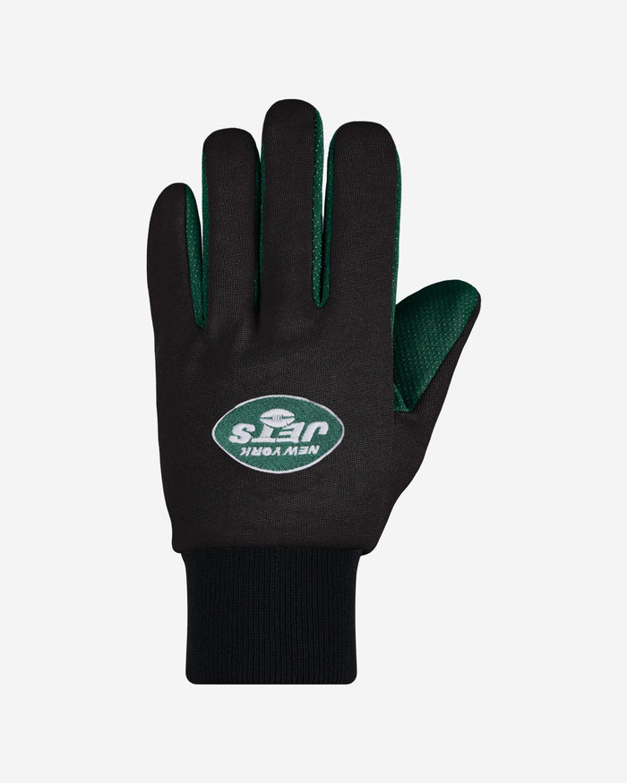 New York Jets Original Colored Palm Utility Gloves FOCO - FOCO.com