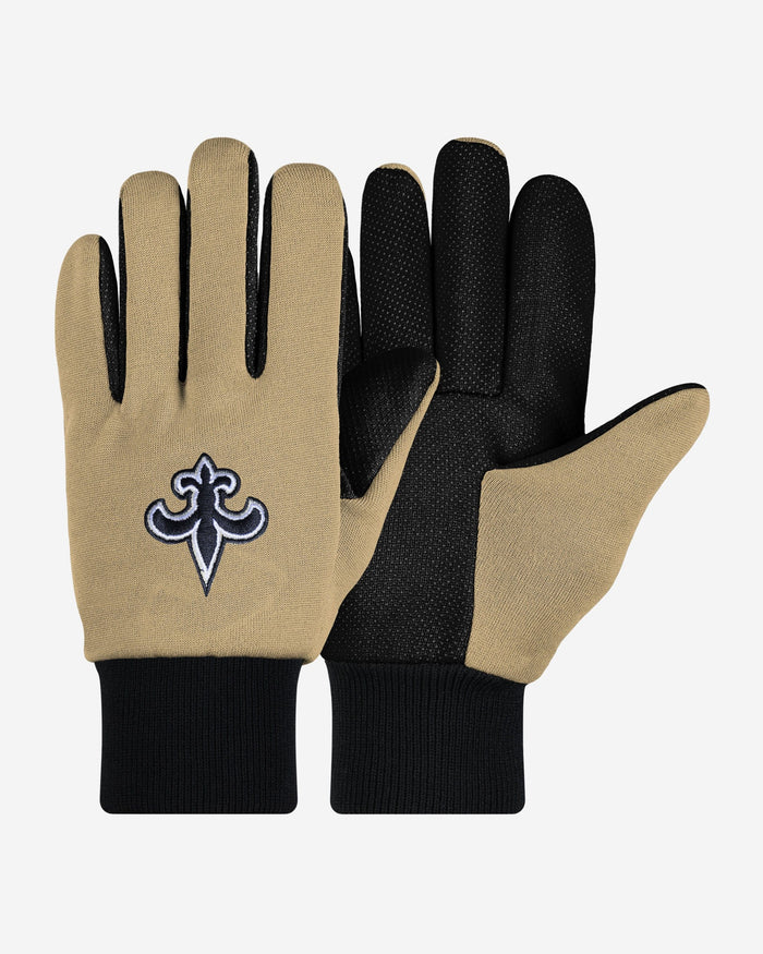 New Orleans Saints Colored Palm Utility Gloves FOCO - FOCO.com