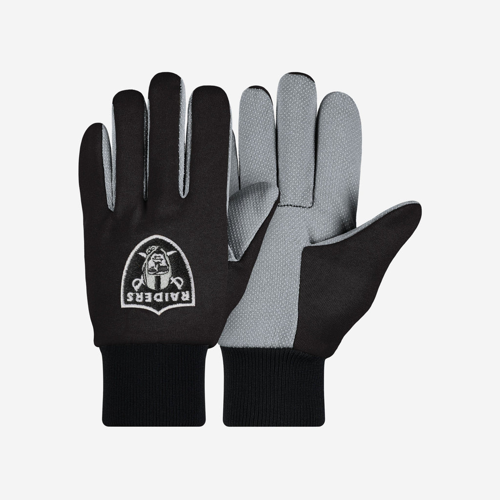 Las Vegas Raiders Colored Palm Utility Gloves FOCO - FOCO.com