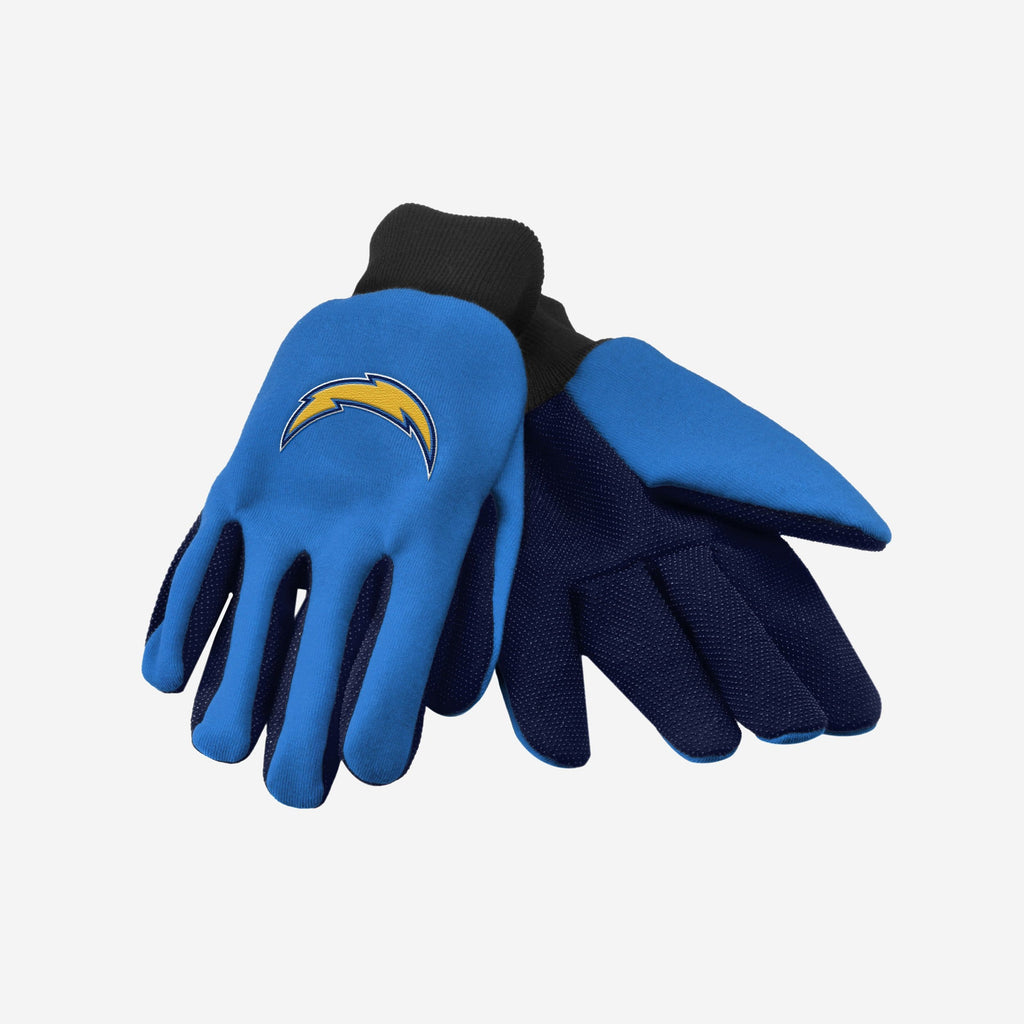 Los Angeles Chargers Colored Palm Utility Gloves FOCO - FOCO.com