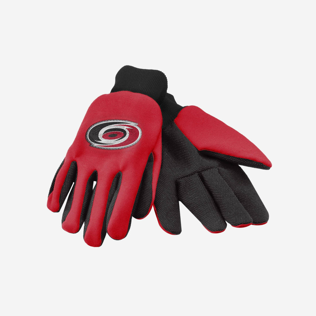 Carolina Hurricanes Colored Palm Utility Gloves FOCO - FOCO.com