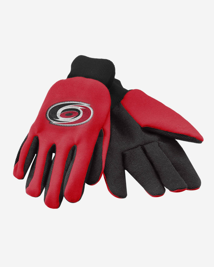 Carolina Hurricanes Colored Palm Utility Gloves FOCO - FOCO.com