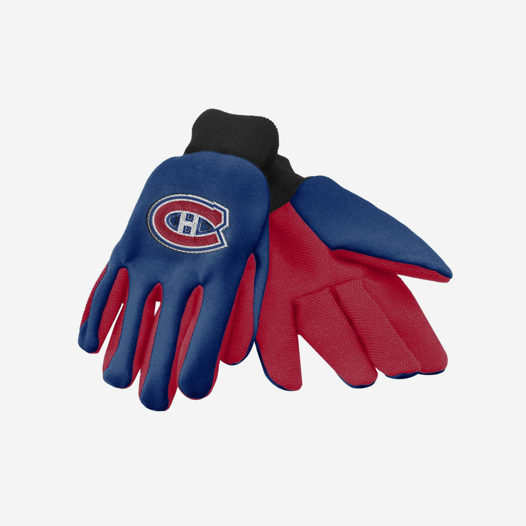 Montreal Canadiens Colored Palm Utility Gloves FOCO - FOCO.com