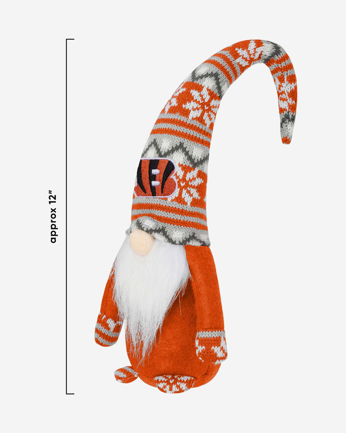 Cincinnati Bengals Bent Hat Plush Gnome FOCO - FOCO.com