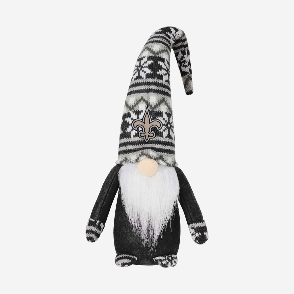 New Orleans Saints Bent Hat Plush Gnome FOCO - FOCO.com