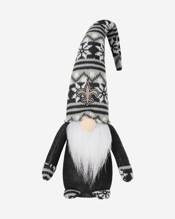 New Orleans Saints Bent Hat Plush Gnome FOCO - FOCO.com