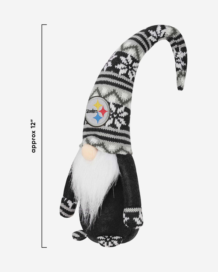 Pittsburgh Steelers Bent Hat Plush Gnome FOCO - FOCO.com