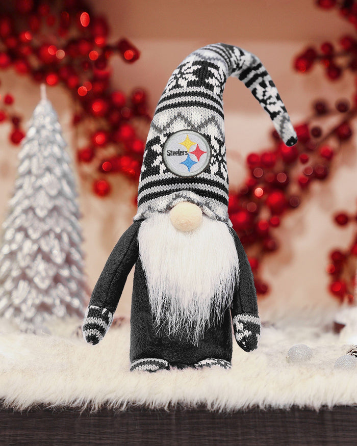 Pittsburgh Steelers Bent Hat Plush Gnome FOCO - FOCO.com