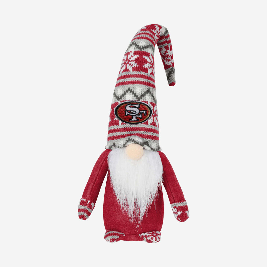 San Francisco 49ers Bent Hat Plush Gnome FOCO - FOCO.com