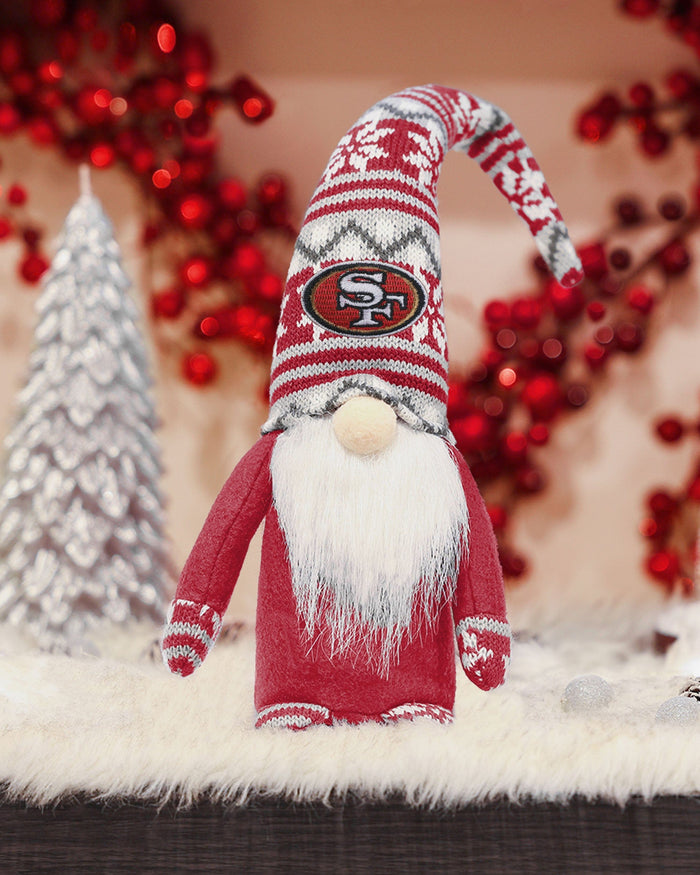 San Francisco 49ers Bent Hat Plush Gnome FOCO - FOCO.com