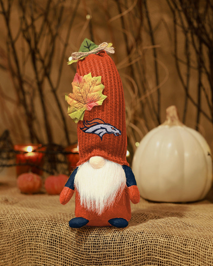 Denver Broncos Mixed Material Harvest Plush Gnome FOCO - FOCO.com