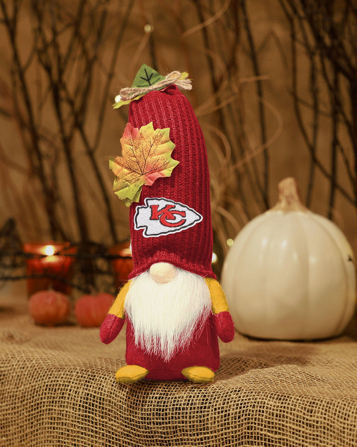 Kansas City Chiefs Mixed Material Harvest Plush Gnome FOCO - FOCO.com