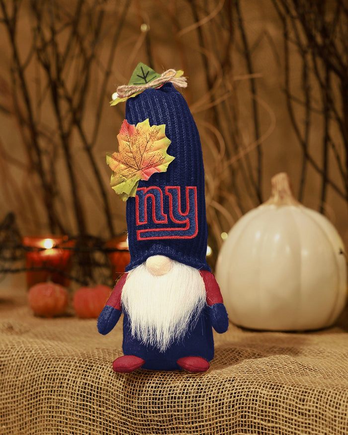 New York Giants Mixed Material Harvest Plush Gnome FOCO - FOCO.com