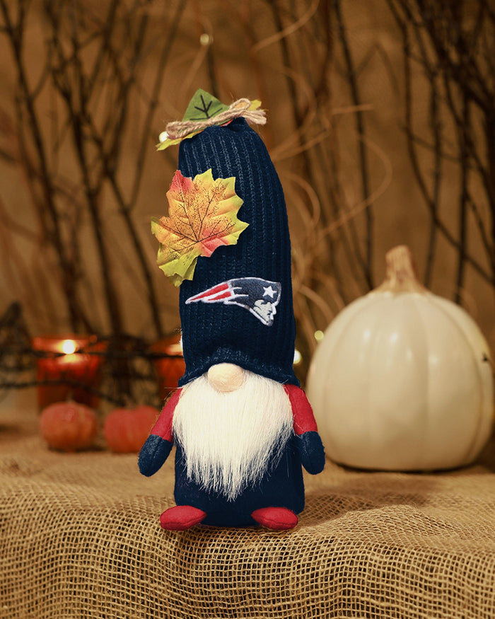 New England Patriots Mixed Material Harvest Plush Gnome FOCO - FOCO.com