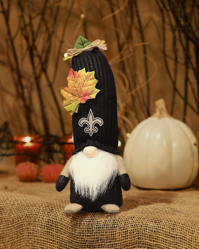 New Orleans Saints Mixed Material Harvest Plush Gnome FOCO - FOCO.com