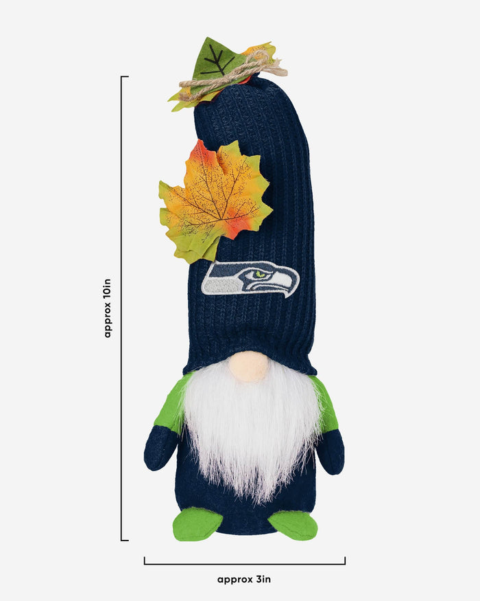 Seattle Seahawks Mixed Material Harvest Plush Gnome FOCO - FOCO.com