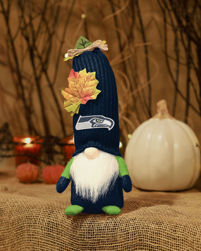 Seattle Seahawks Mixed Material Harvest Plush Gnome FOCO - FOCO.com