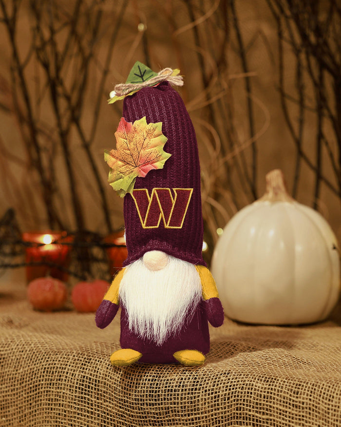 Washington Commanders Mixed Material Harvest Plush Gnome FOCO - FOCO.com