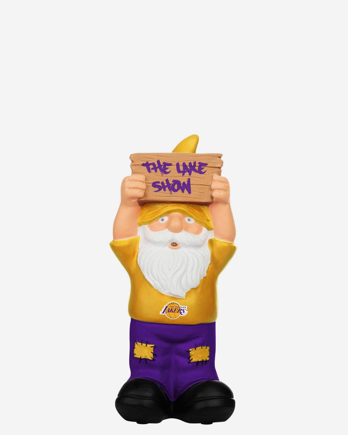 Los Angeles Lakers Slogan Sign Mini Gnome FOCO - FOCO.com