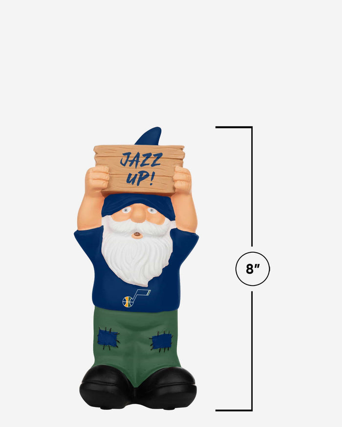 Utah Jazz Slogan Sign Mini Gnome FOCO - FOCO.com