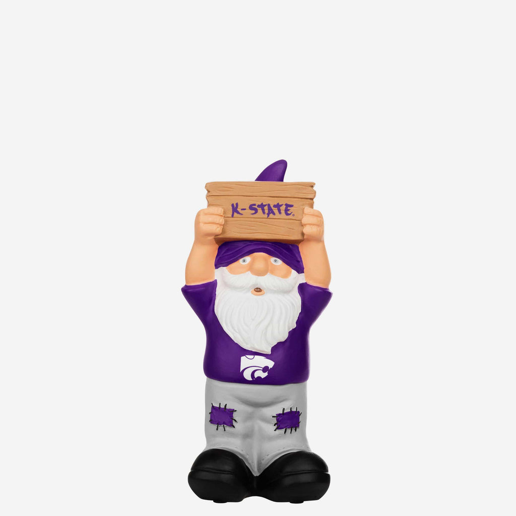 Kansas State Wildcats Slogan Sign Mini Gnome FOCO - FOCO.com