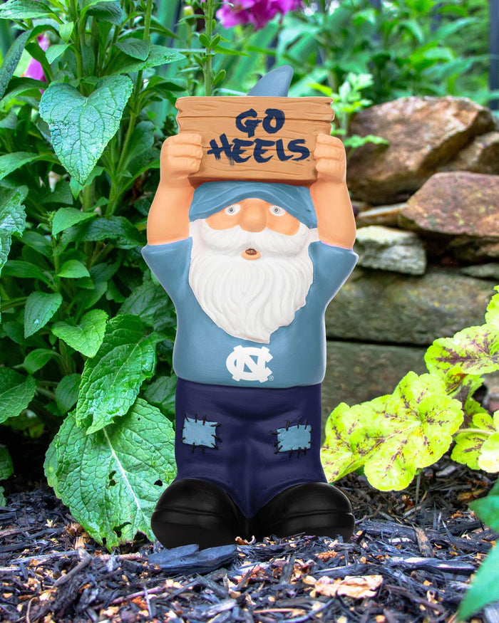 North Carolina Tar Heels Slogan Sign Mini Gnome FOCO - FOCO.com