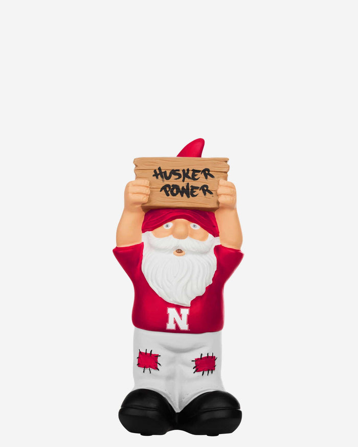 Nebraska Cornhuskers Slogan Sign Mini Gnome FOCO - FOCO.com