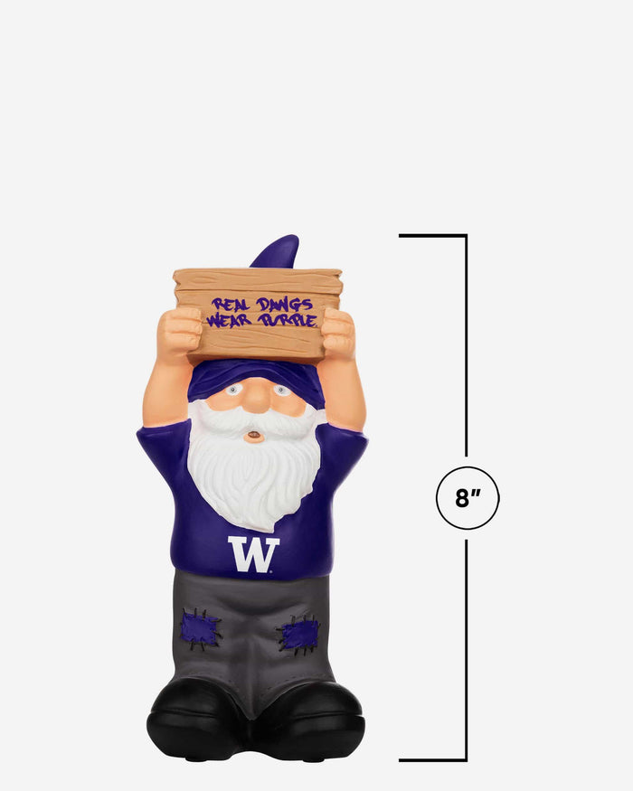 Washington Huskies Slogan Sign Mini Gnome FOCO - FOCO.com