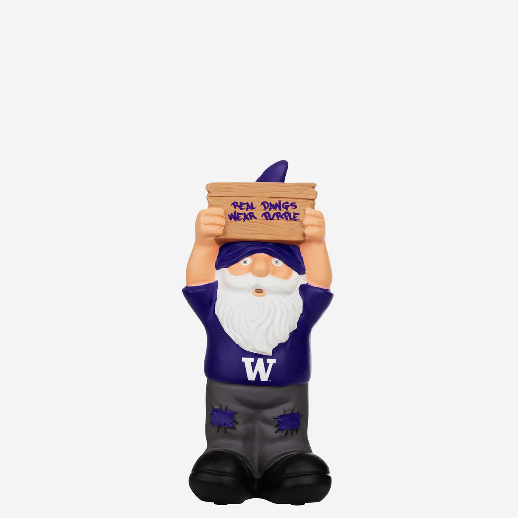 Washington Huskies Slogan Sign Mini Gnome FOCO - FOCO.com