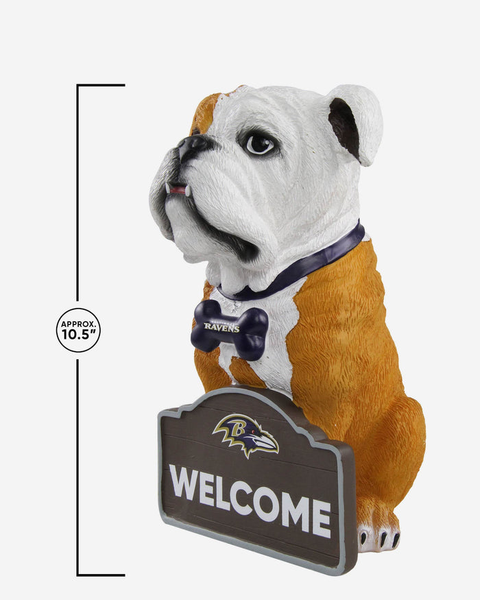 Baltimore Ravens Bulldog Statue FOCO - FOCO.com