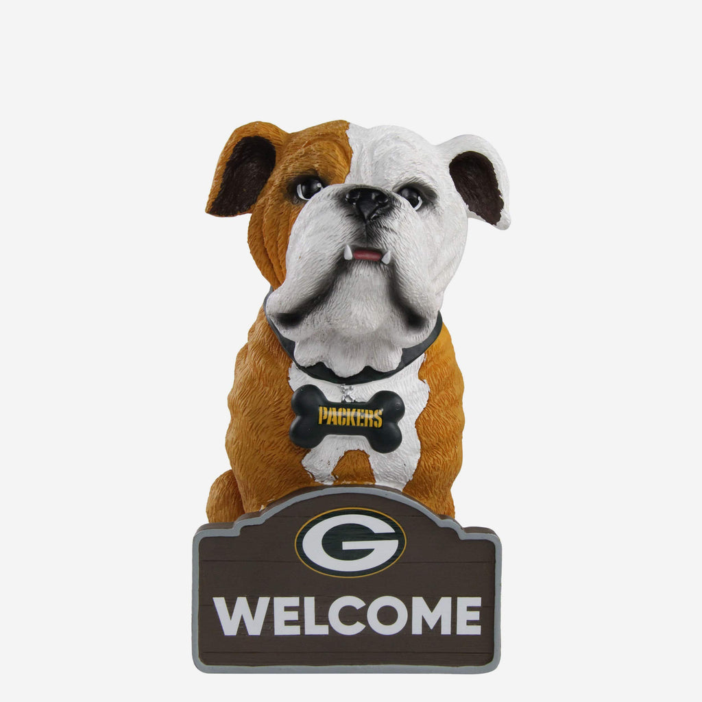 Green Bay Packers Bulldog Statue FOCO - FOCO.com