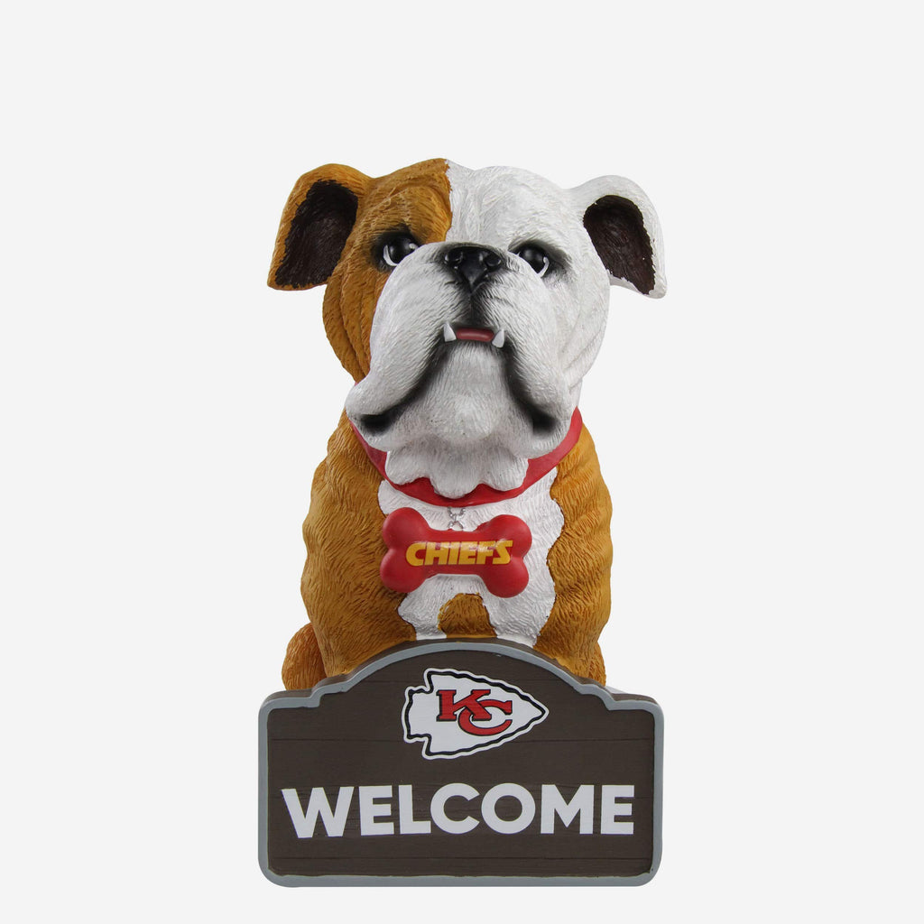 Kansas City Chiefs Bulldog Statue FOCO - FOCO.com