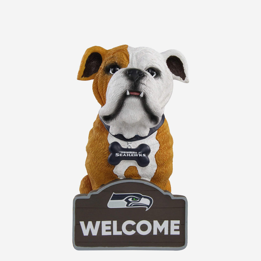 Seattle Seahawks Bulldog Statue FOCO - FOCO.com