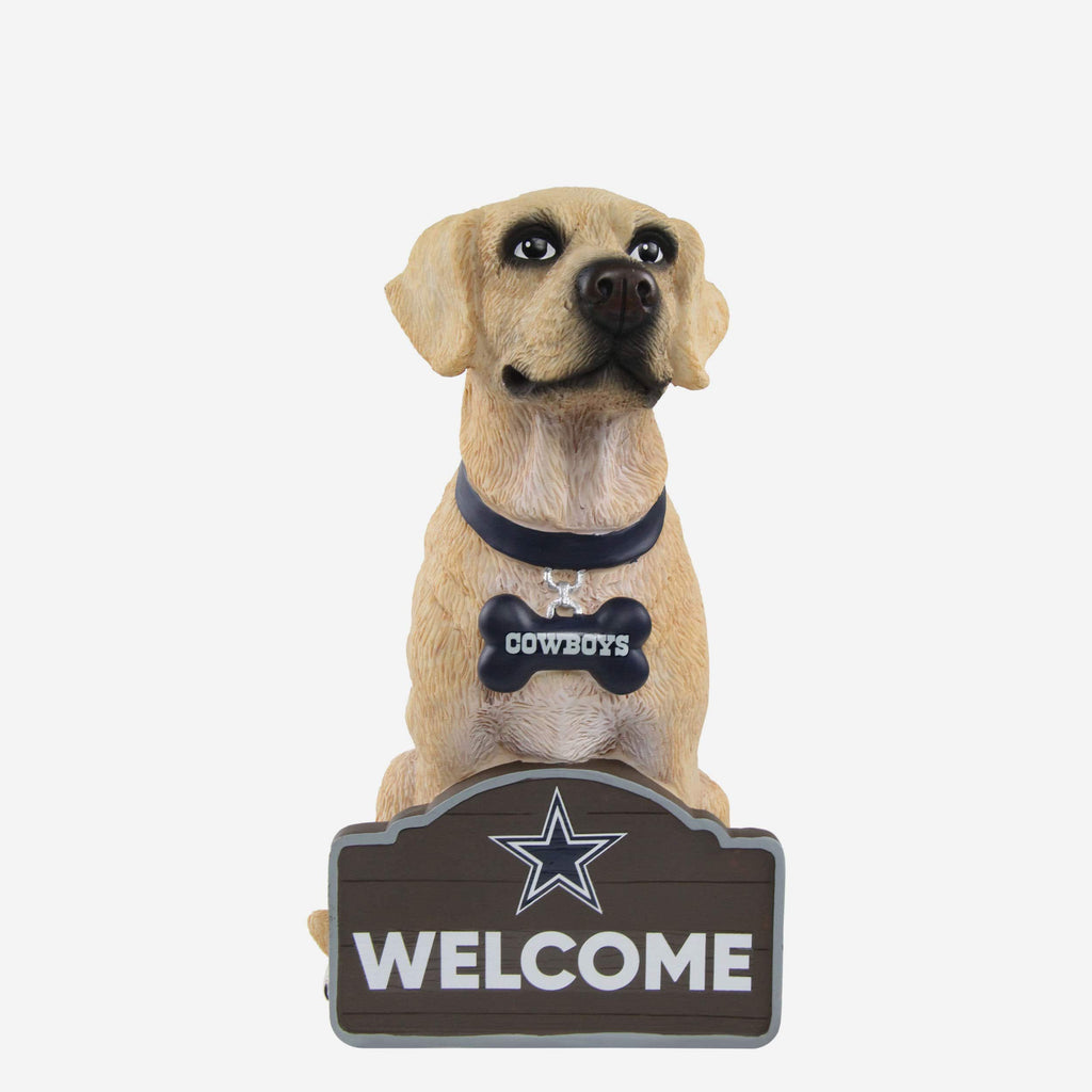 Dallas Cowboys Yellow Labrador Statue FOCO - FOCO.com