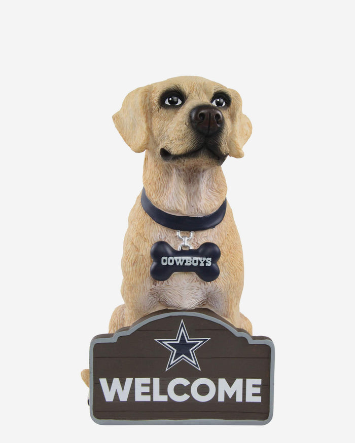 Dallas Cowboys Yellow Labrador Statue FOCO - FOCO.com