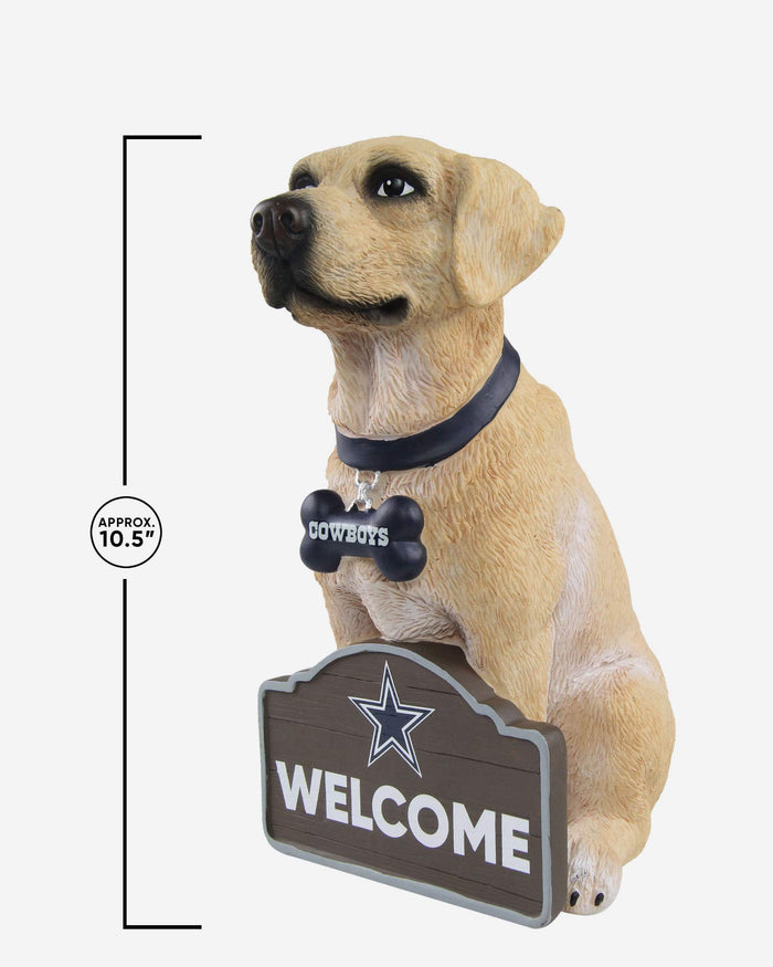 Dallas Cowboys Yellow Labrador Statue FOCO - FOCO.com