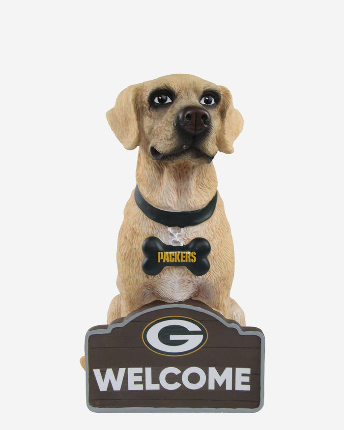 Green Bay Packers Yellow Labrador Statue FOCO - FOCO.com