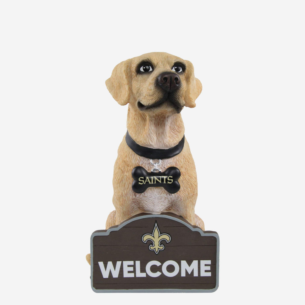 New Orleans Saints Yellow Labrador Statue FOCO - FOCO.com