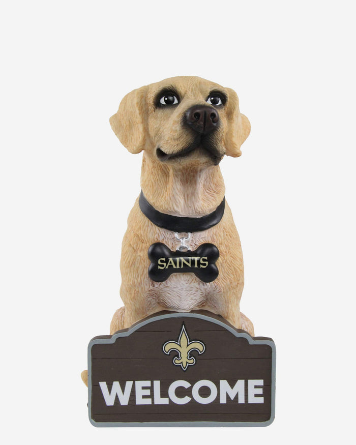 New Orleans Saints Yellow Labrador Statue FOCO - FOCO.com