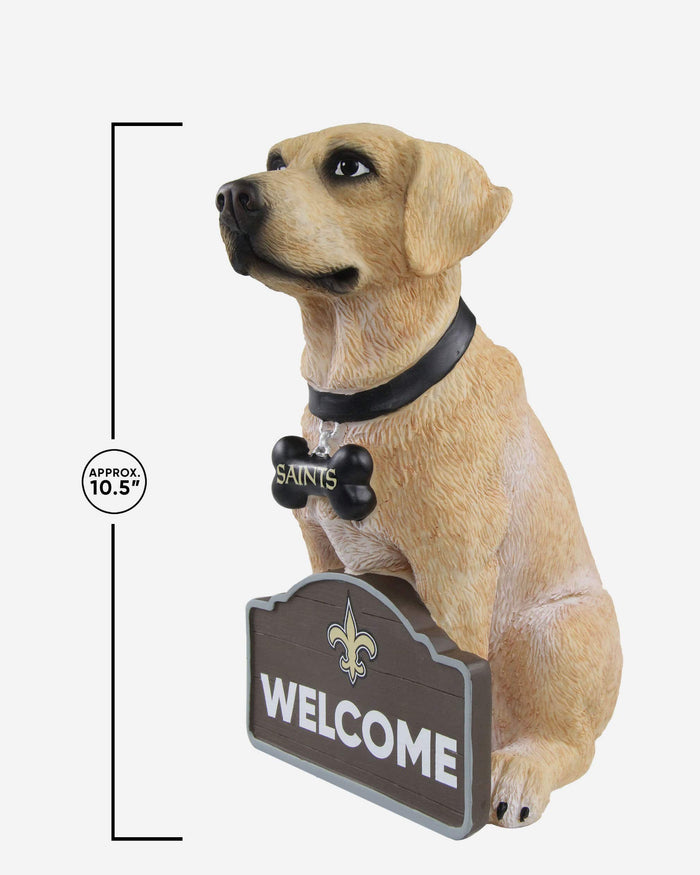 New Orleans Saints Yellow Labrador Statue FOCO - FOCO.com