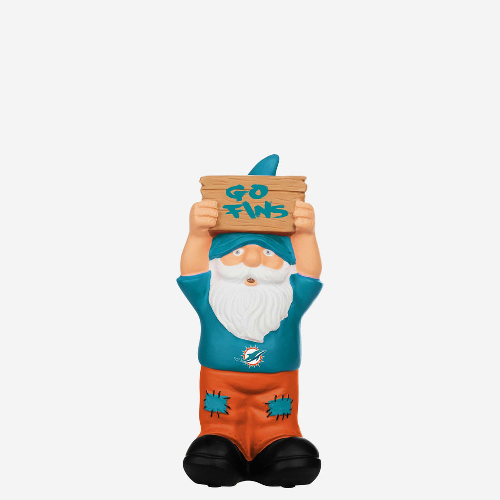Miami Dolphins Slogan Sign Mini Gnome FOCO - FOCO.com