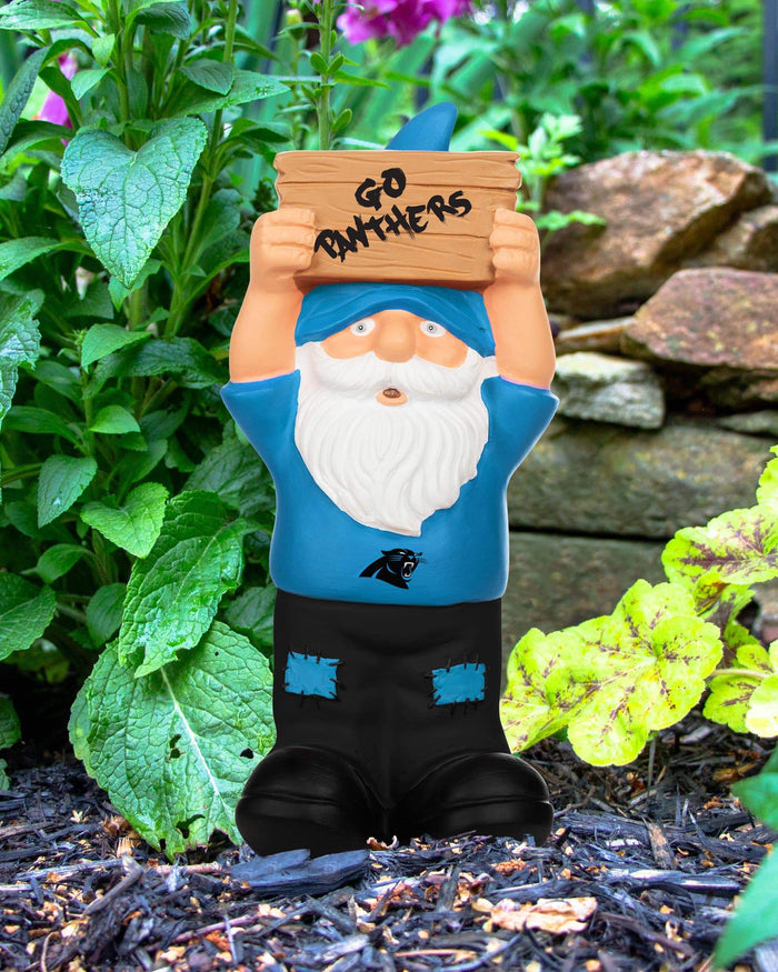 Carolina Panthers Slogan Sign Mini Gnome FOCO - FOCO.com