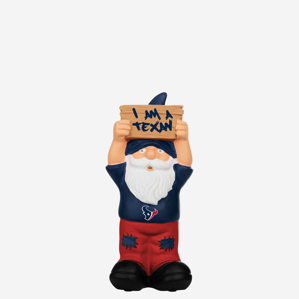 Houston Texans Slogan Sign Mini Gnome FOCO - FOCO.com