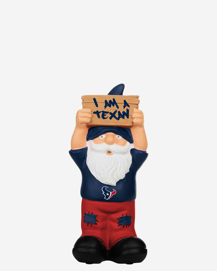 Houston Texans Slogan Sign Mini Gnome FOCO - FOCO.com