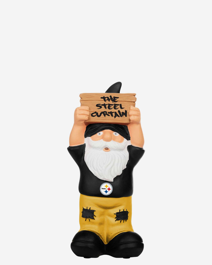 Pittsburgh Steelers Slogan Sign Mini Gnome FOCO - FOCO.com