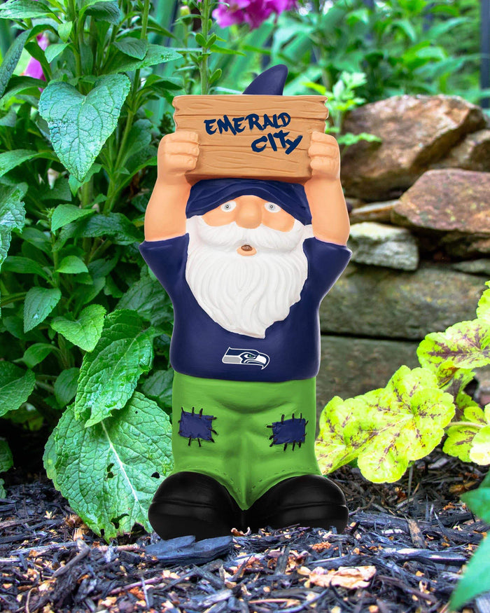 Seattle Seahawks Slogan Sign Mini Gnome FOCO - FOCO.com