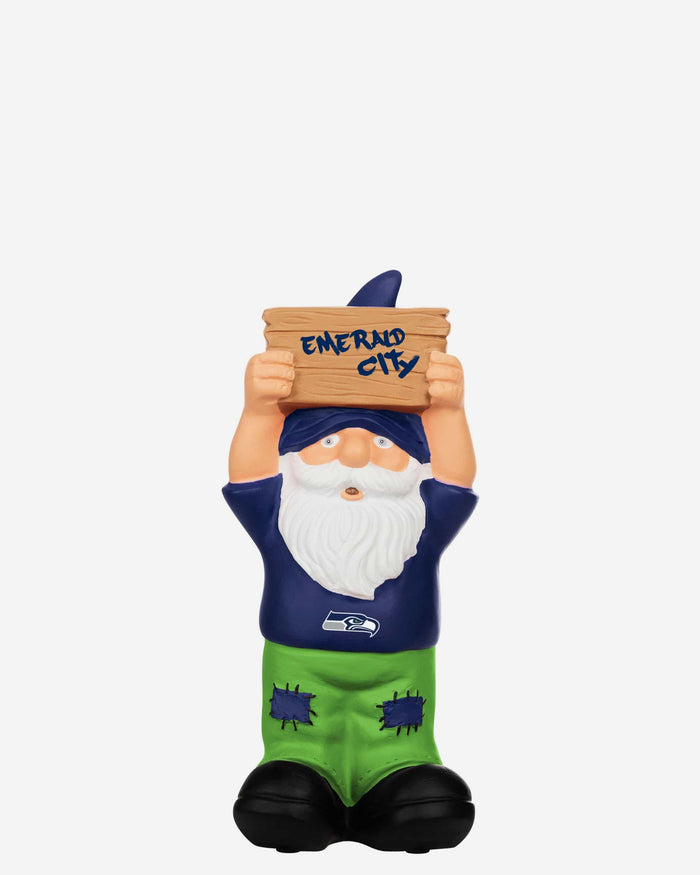 Seattle Seahawks Slogan Sign Mini Gnome FOCO - FOCO.com