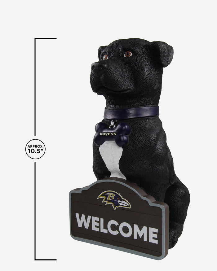 Baltimore Ravens American Staffordshire Terrier Statue FOCO - FOCO.com