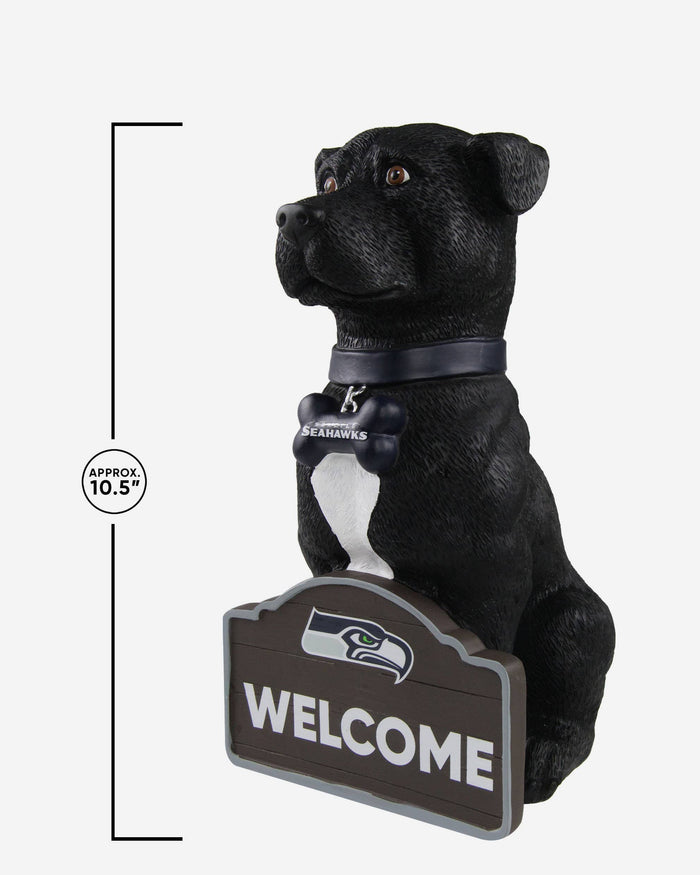 Seattle Seahawks American Staffordshire Terrier Statue FOCO - FOCO.com