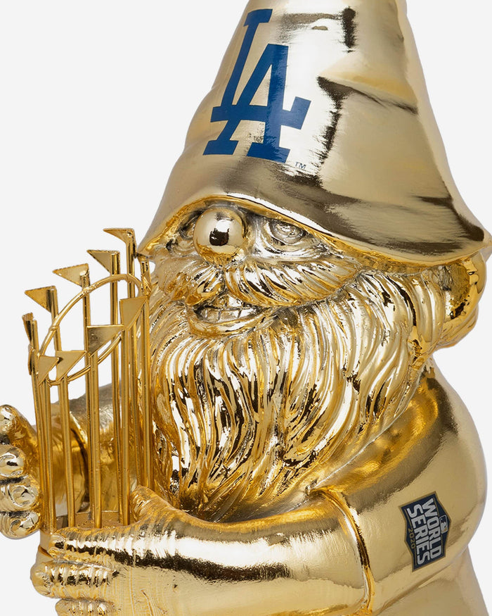 Los Angeles Dodgers 2020 World Series Champions Gold Plated Gnome FOCO - FOCO.com